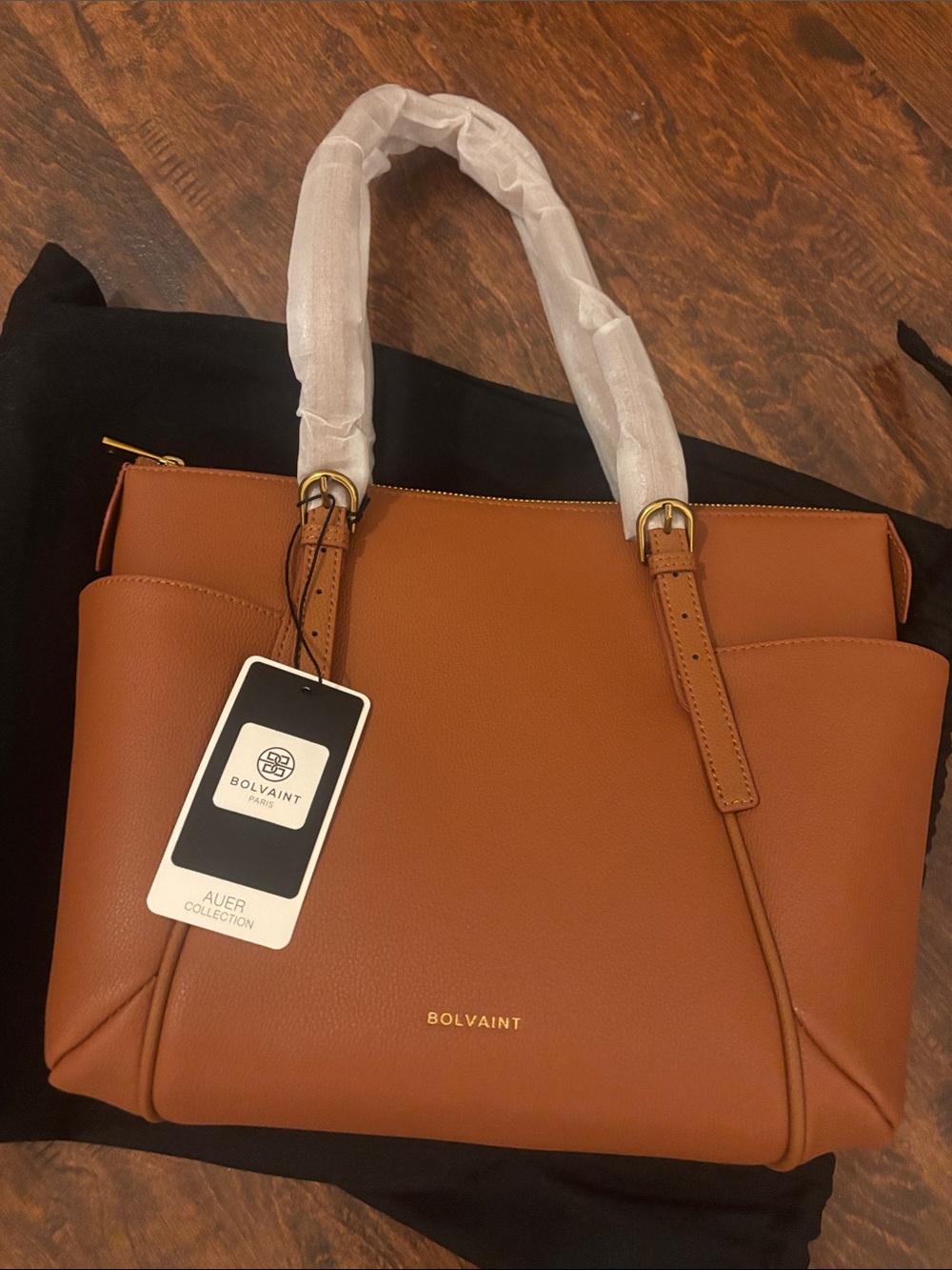 Bolvaint Tan Leather Tote Bag - Manon Leather